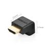 Ugreen HDMI lefelé hajló sarok, könyök adapter fekete (20109)-6957303821099 7 kép
