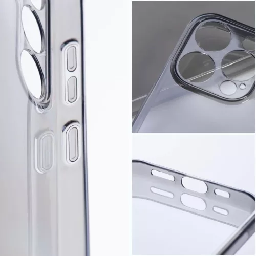 BOX PREMIUM 1,5 mm tok átlátszó fekete HONOR X8a-hoz-5903396239106 5 kép