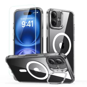  iPhone 16 Áttetsző ESR Classic Hybrid Kitámasztós HaloLock MagSaf-4894240243602 1 kép