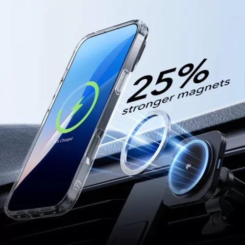  iPhone 16 Áttetsző ESR Classic Hybrid Kitámasztós HaloLock MagSaf-4894240243602 4 kép