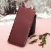 Samsung Galaxy A10 mágneses fliptok burgundy-5900495806406 7 kép