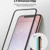 iPhone X/ XS / 11 Pro kijelzővédő üvególia fekete Ringke ID Diamo-8809659046597 3 kép
