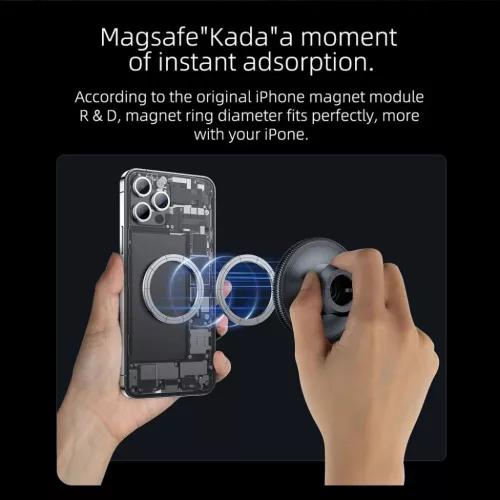 FORCELL F-Grip MagFlex autós telefontartó szélvédőre/középkonzo-5903396236853 7 kép