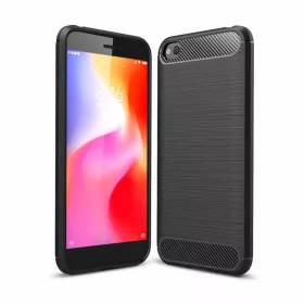 Carbon mintájú TPU tok Xiaomi Redmi Go fekete-7426825367051 1 kép