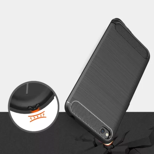 Carbon mintájú TPU tok Xiaomi Redmi Go fekete-7426825367051 3 kép