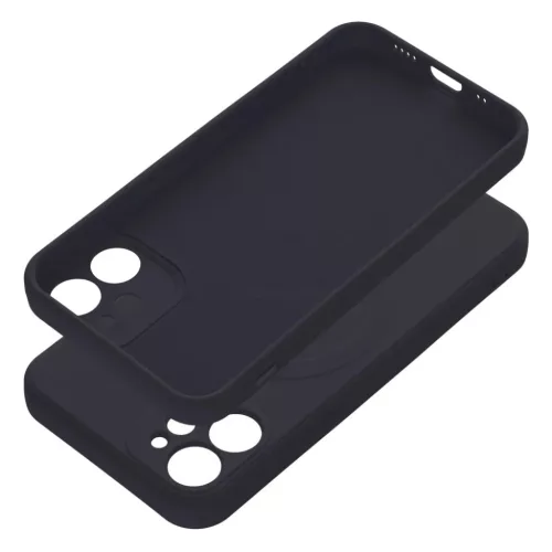 SILICONE MAG COVER tok kompatibilis a MagSafe-el iPhone 12 Mini fekete-5903396162275 7 kép