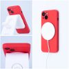 SILICONE MAG COVER tok MagSafe kompatibilis IPHONE 13-hoz piros-5903396162558 4 kép
