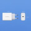 Ugreen fali töltő adapter USB-C PD 3.0 gyors töltés 4.0 18W 3A feh-6957303864508 3 kép