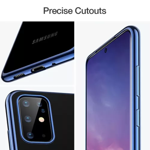 ESR Essential áttetsző tok Samsung S20 Plus kék színű kerettel-4894240106686 7 kép
