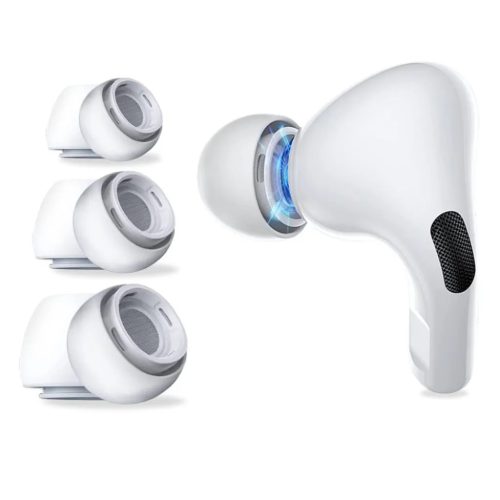 Tech-protect Füldugók 3-pack Apple Airpods Pro 1 / 2 Fehér-9589046924415 1 kép