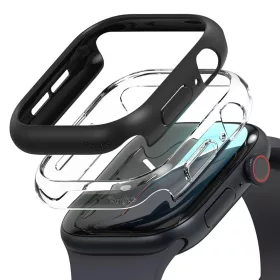 RINGKE SLIM 2-PACK APPLE WATCH 10/11 (46 MM) ÁTLÁTSZÓ & MATT FEKETE-8800274964020 2 kép