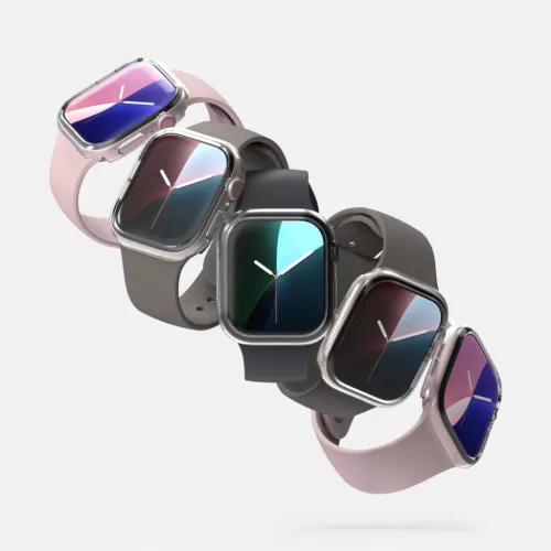 RINGKE SLIM 2-PACK APPLE WATCH 10/11 (46 MM) ÁTLÁTSZÓ & MATT FEKETE-8800274964020 4 kép
