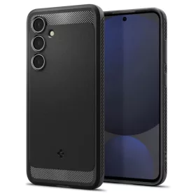  Galaxy S24 Fe Matt Fekete Spigen Rugged Armor Tok
