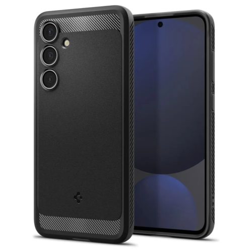 Spigen Rugged Armor Galaxy S24 Fe Matt Fekete Tok