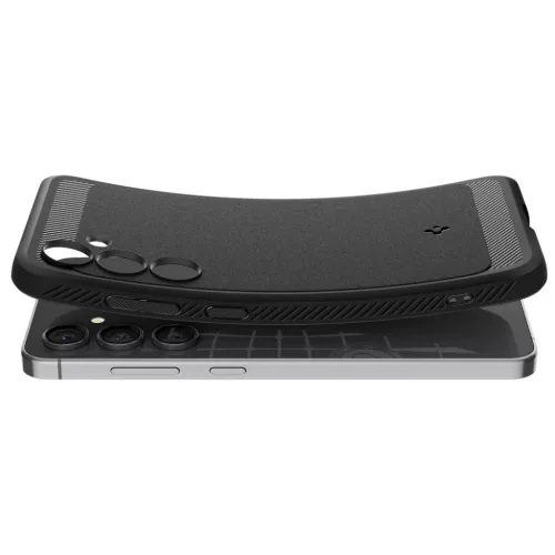  Galaxy S24 Fe Matt Fekete Spigen Rugged Armor Tok-8809971234559 5 kép