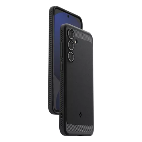  Galaxy S24 Fe Matt Fekete Spigen Rugged Armor Tok-8809971234559 9 kép