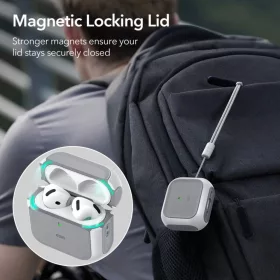  ESR Orbit Halolock MagSafe Apple AirPods 4 fehér tok-4894240217603 2 kép