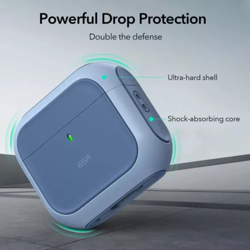 APPLE Airpods 4 ESR ORBIT HALOLOCK MAGSAFE KÉK TOK-4894240228920 4 kép