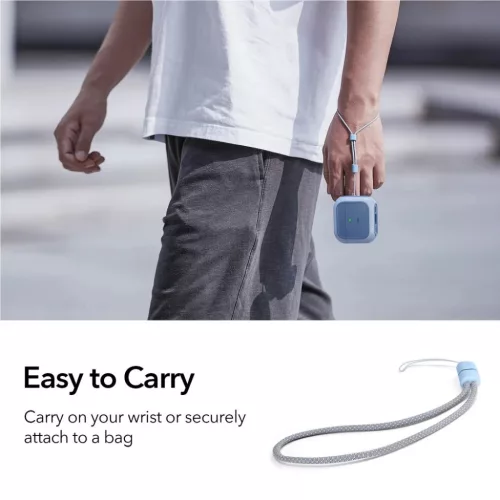 APPLE Airpods 4 ESR ORBIT HALOLOCK MAGSAFE KÉK TOK-4894240228920 6 kép