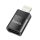 HOCO adapter Type C (anya) - Lightning 8-pin UA17 fekete-6931474761996 1 kép