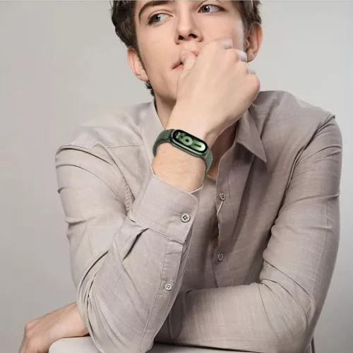 TECH-PROTECT NYLONMAG XIAOMI SMART BAND 8 / 9 / NFC FEKETE szíj-5906302370368 5 kép