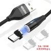 BeeGeek AM60 USB kábel 1M 3A 18W QC 3.0 gyorstöltés USB-C, Type-C m- 2 kép
