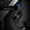 BeeGeek AM60 USB kábel 1M 3A 18W QC 3.0 gyorstöltés USB-C, Type-C m- 5 kép