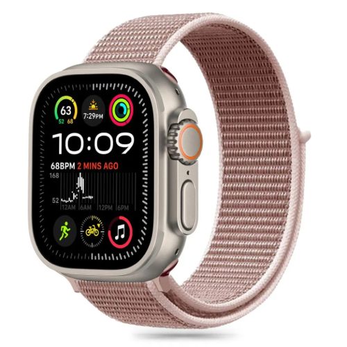 TECH-PROTECT NYLON APPLE WATCH 6 / 7 / 8 / 9 / 10 / SE / ULTRA 1 / 2 (44 / 45 / 46 / 49 MM) DUSTY ROSE szíj