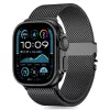 TECH-PROTECT MILANO APPLE WATCH 6 / 7 / 8 / 9 / 10 / 11 / SE / ULTRA 1 / 2 / 3 / 4 (44 / 45 / 46 / 49 MM) FEKETE szíj