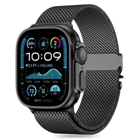   TECH-PROTECT MILANO APPLE WATCH 6 / 7 / 8 / 9 / 10 / 11 / SE / ULTRA 1 / 2 / 3 / 4 (44 / 45 / 46 / 49 MM) FEKETE szíj