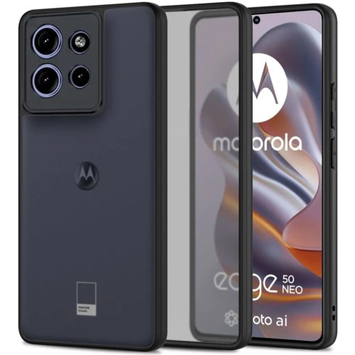 Tech-protect Magmat Motorola Edge 50 Neo Matt Fekete Tok-5906302377336 1 kép