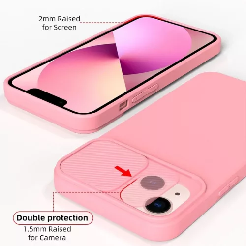 SLIDE tok Samsung A15 5G / A15 4G világos rózsaszín tok-5903396258923 8 kép
