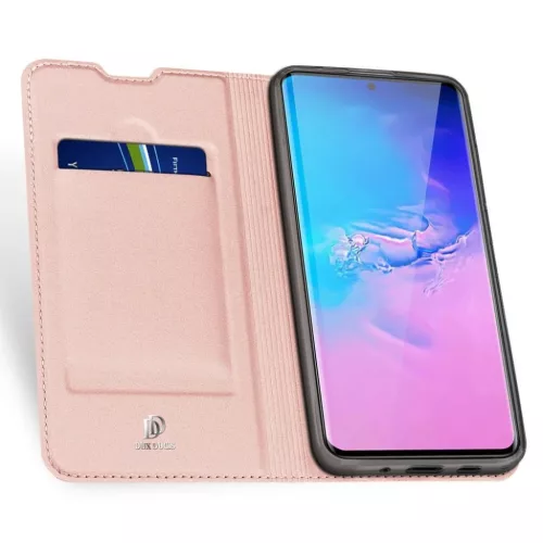 Samsung Galaxy S20 Ultra Dux Ducis Skin Pro fliptok rózsaszín telefo-6934913068502 4 kép