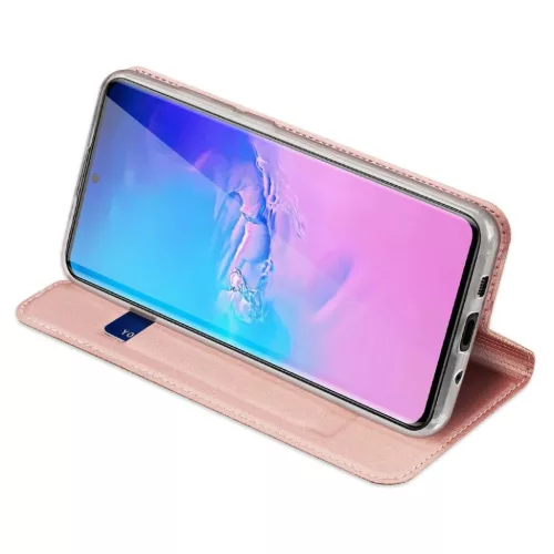 Samsung Galaxy S20 Ultra Dux Ducis Skin Pro fliptok rózsaszín telefo-6934913068502 7 kép