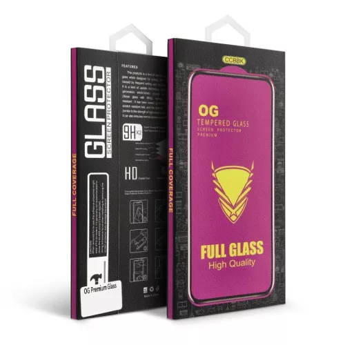 OG Premium üveg - iPhone 15 Pro Max fekete üvegfólia-5903396261336 2 kép