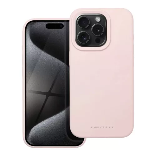 Roar Cloud-Skin tok - iPhone 15 Pro-hoz világos rózsaszín tok-5903396249570 6 kép