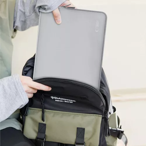 TECH-PROTECT NEOSLIM laptoptáska 13-14 CRAYON SZÜRKE-5906302374892 7 kép