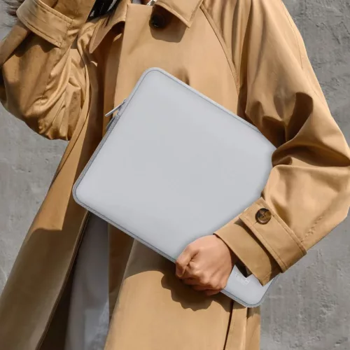 TECH-PROTECT NEOSLIM laptoptáska 13-14 CRAYON SZÜRKE-5906302374892 9 kép