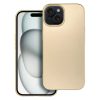 METALLIC tok iPhone 15 arany tok-5903396213243 9 kép