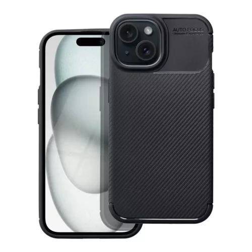 CARBON PREMIUM tok iPhone 15-höz fekete-5903396212079 7 kép