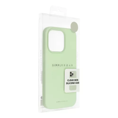Roar Cloud-Skin tok - iPhone 15 Light green tok-5903396249716 4 kép