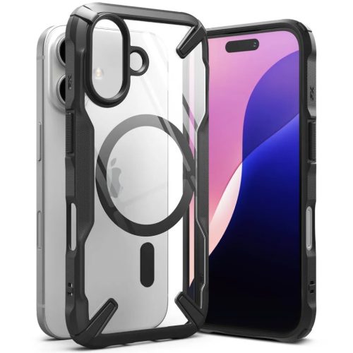Ringke Fusion X Magnetic Magsafe Iphone 16 Fekete Tok-8800274963276 1 kép