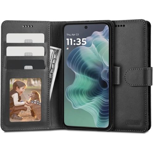 Tech-protect Wallet Motorola Moto G35 5g Fekete Tok