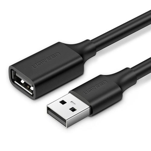 Ugreen USB apa - USB anya kábelhosszabbító 1m fekete (10314)-6957303813148 1 kép