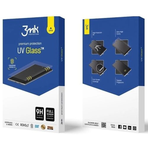 Samsung S10 3MK UV Glass kijelzővédő 9H üvegfólia + UV lámpa-5903108233217 1 kép