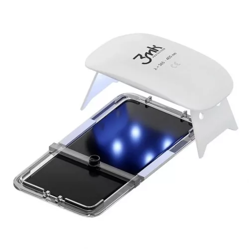 Samsung S10 3MK UV Glass kijelzővédő 9H üvegfólia + UV lámpa-5903108233217 3 kép