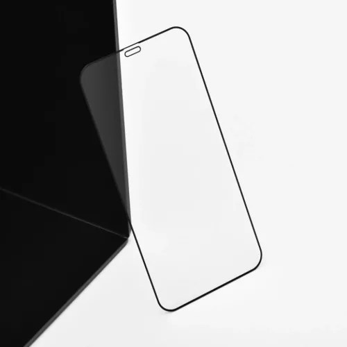 5D Teljes Ragasztós Edzett Üveg – Honor 90, fekete üvegfólia-5903396260063 6 kép