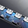 Ugreen USB HUB elosztó adapter 4x USB-A 3.2 Gen + micro USB szürke (-6957303804375 5 kép