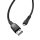 HOCO S6 Selected Sentinel töltő és adatkábel Micro USB fekete-6931474709738 2 kép