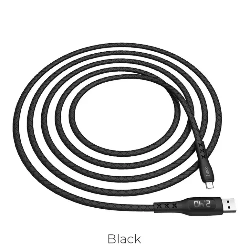 HOCO S6 Selected Sentinel töltő és adatkábel Micro USB fekete-6931474709738 1 kép